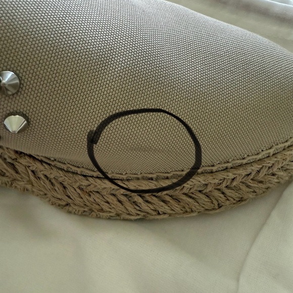 Christian Louboutin Spike Beige Espaboat Espadrilles Flat Shoes size 40 - Picture 14 of 14